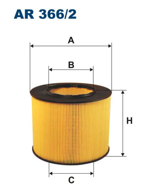 Luchtfilter Filtron AR 366/2