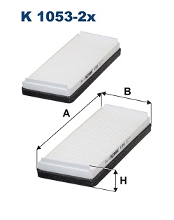 Interieurfilter Filtron K 1053-2x