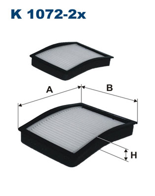 Interieurfilter Filtron K 1072-2x