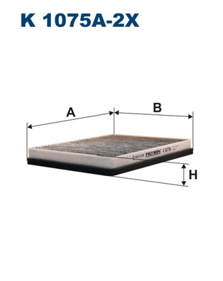 Interieurfilter Filtron K 1075A-2x