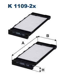 Interieurfilter Filtron K 1109-2x