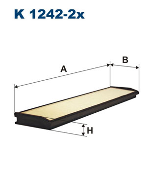 Interieurfilter Filtron K 1242-2x