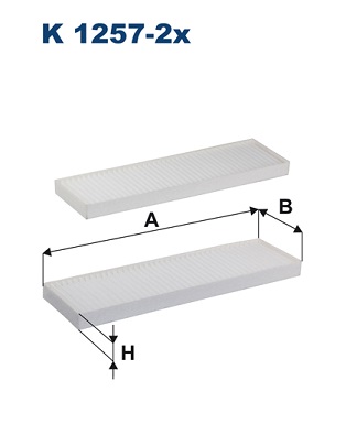 Interieurfilter Filtron K 1257-2x