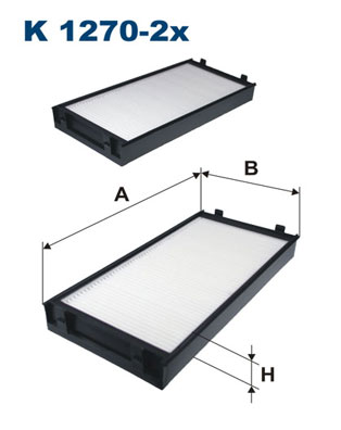 Interieurfilter Filtron K 1270-2x