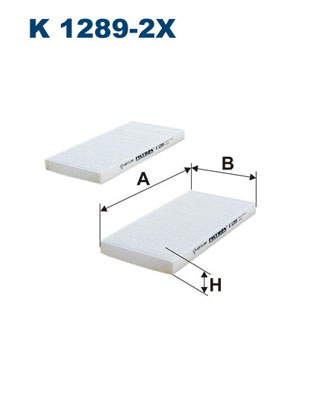 Interieurfilter Filtron K 1289-2x