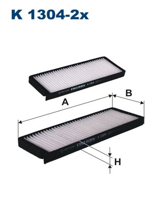 Interieurfilter Filtron K 1304-2x