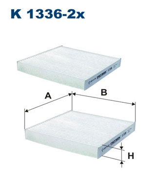 Interieurfilter Filtron K 1336-2x