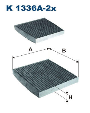 Interieurfilter Filtron K 1336A-2x