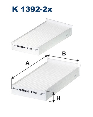 Interieurfilter Filtron K 1392-2x