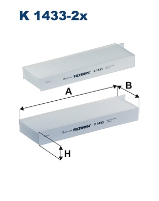 Interieurfilter Filtron K 1433-2x