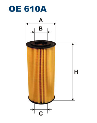 Oliefilter Filtron OE 610A