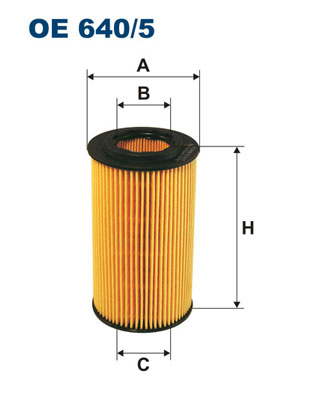 Oliefilter Filtron OE 640/5