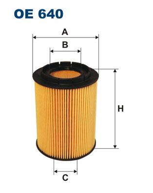 Oliefilter Filtron OE 640