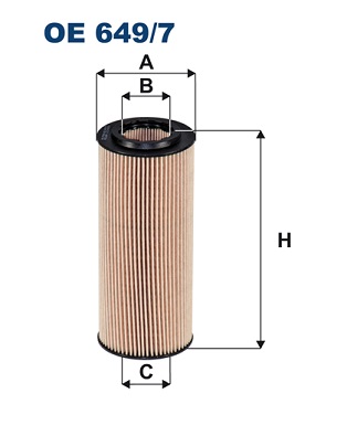 Oliefilter Filtron OE 649/7