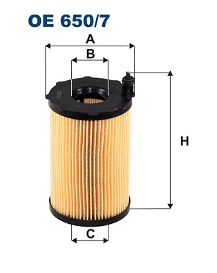 Oliefilter Filtron OE 650/7