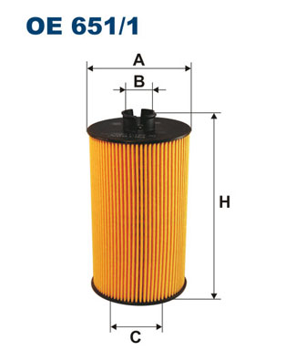 Oliefilter Filtron OE 651/1