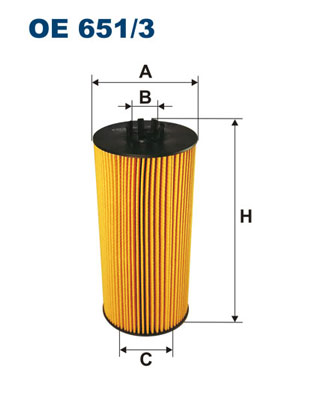 Oliefilter Filtron OE 651/3