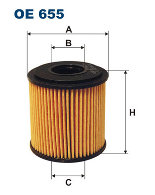 Oliefilter Filtron OE 655