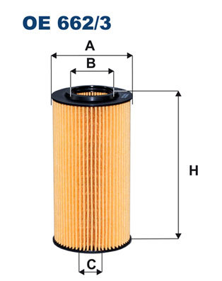 Oliefilter Filtron OE 662/3