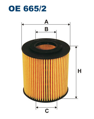 Oliefilter Filtron OE 665/2