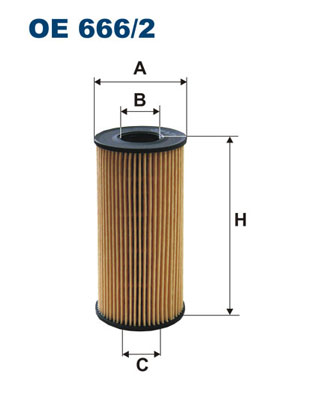 Oliefilter Filtron OE 666/2