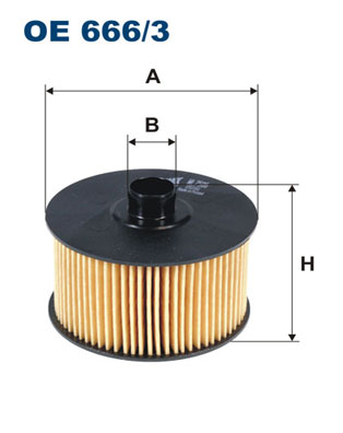 Oliefilter Filtron OE 666/3