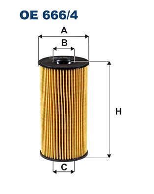 Oliefilter Filtron OE 666/4