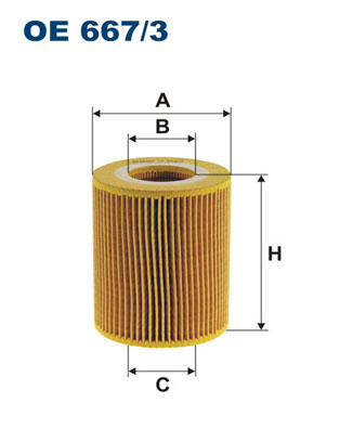 Oliefilter Filtron OE 667/3