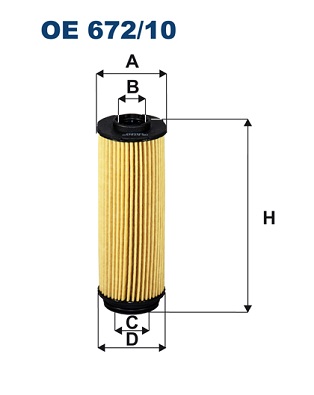 Oliefilter Filtron OE 672/10