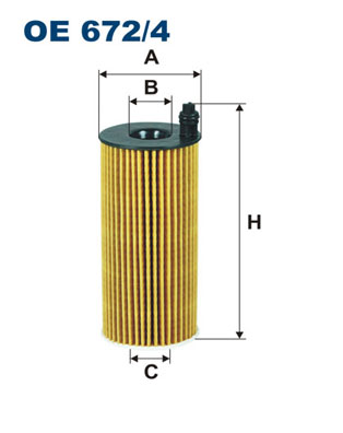 Oliefilter Filtron OE 672/4