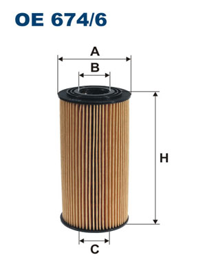 Oliefilter Filtron OE 674/6