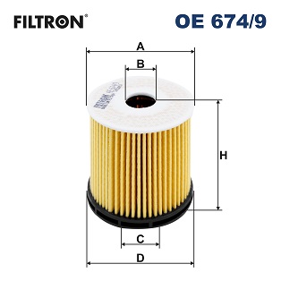Oliefilter Filtron OE 674/9