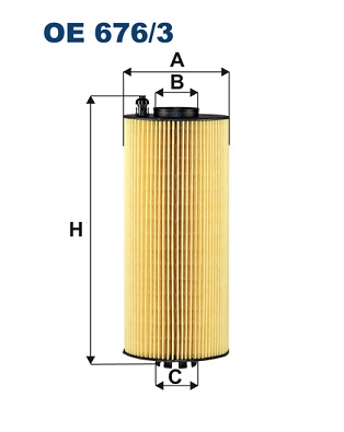 Oliefilter Filtron OE 676/3