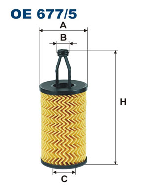 Oliefilter Filtron OE 677/5