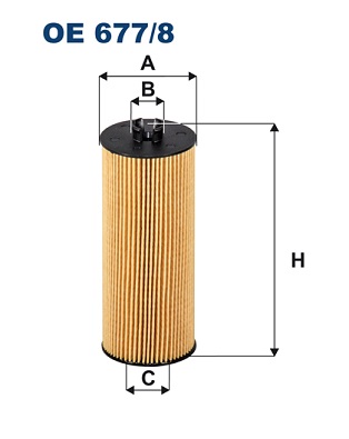 Oliefilter Filtron OE 677/8