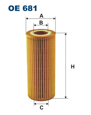 Filter/oliezeef automaatbak Filtron OE 681