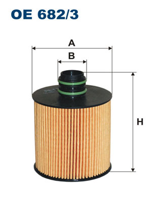 Oliefilter Filtron OE 682/3