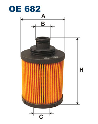 Oliefilter Filtron OE 682