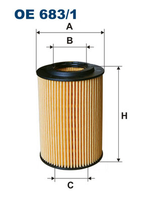 Oliefilter Filtron OE 683/1