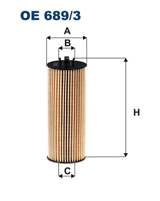 Oliefilter Filtron OE 689/3