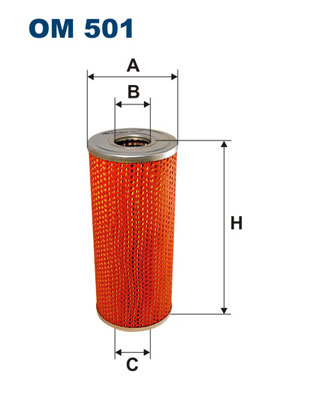 Filter/oliezeef automaatbak Filtron OM 501