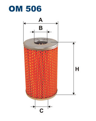 Oliefilter Filtron OM 506