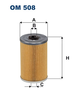 Oliefilter Filtron OM 508