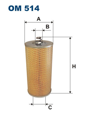 Oliefilter Filtron OM 514