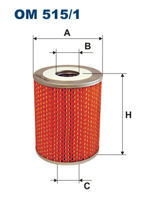 Oliefilter Filtron OM 515/1