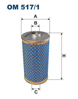 Oliefilter Filtron OM 517/1