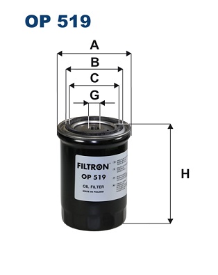 Oliefilter Filtron OP 519