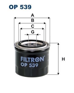 Oliefilter Filtron OP 539