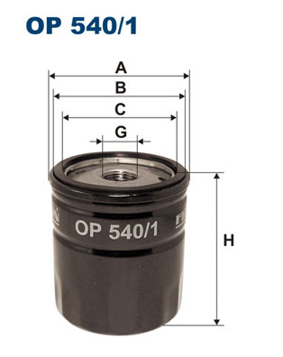 Oliefilter Filtron OP 540/1