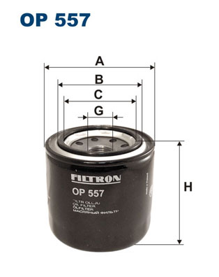 Oliefilter Filtron OP 557